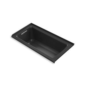 Archer® 60" x 30" alcove bath with integral flange and left-hand drain - K-1946-L-7