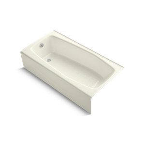 Villager® 60" x 30-1/4" alcove bath with integral apron and left-hand drain - K-715-96