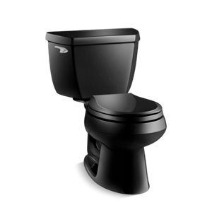 Wellworth® Classic Two-piece round-front 1.28 gpf toilet - K-3577-7