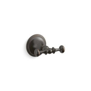 Decorative Double robe hook - K-26525-2BZ