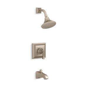 Memoirs® Stately Rite-Temp® bath and shower trim kit, 2.5 gpm - K-TS461-4V-BV