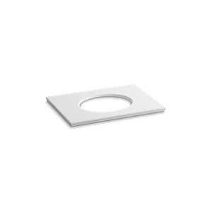 Solid/Expressions® 31" vanity top with single Verticyl® oval cutout - K-5422-S33