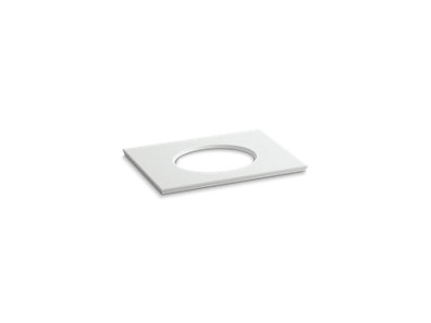 Solid/Expressions® 31" vanity top with single Verticyl® oval cutout - K-5422-S33