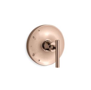 Purist® Rite-Temp® valve trim with lever handle - K-TS14423-4-RGD