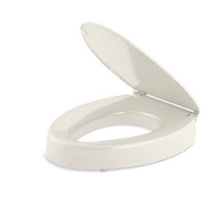 Hyten Elevated Quiet-Close elongated toilet seat - K-25875-96