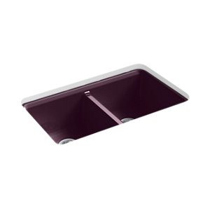 Riverby® 33" undermount double-bowl workstation kitchen sink - K-8679-5UA3-PLM