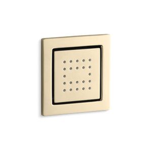 WaterTile® Square 22-nozzle body spray with stimulating spray - K-8003-AF