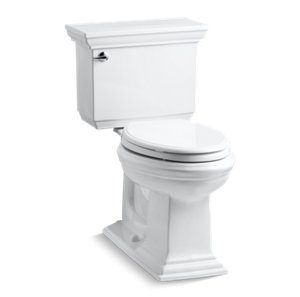 Memoirs® Stately Comfort Height® Two-piece elongated 1.28 gpf chair height toilet with insulated tank - K-3817-U-0
