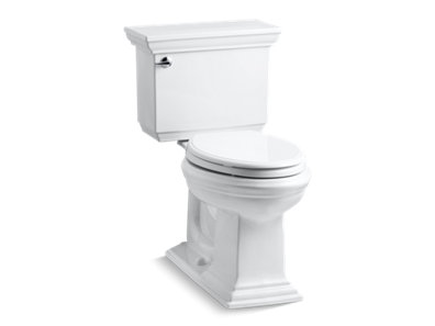 Memoirs® Stately Comfort Height® Two-piece elongated 1.28 gpf chair height toilet with insulated tank - K-3817-U-0