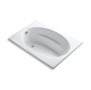 Windward® 60" x 42" drop-in rim style bath and end drain - K-1113-0