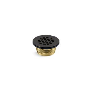 Round brass shower receptor drain - K-22675-BL