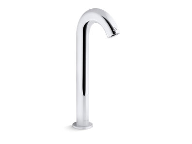 Oblo® Tall Touchless faucet with Kinesis sensor technology and temperature mixer, DC-powered - K-104B87-SANA-CP