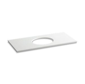 Solid/Expressions® 49" vanity top with single Verticyl® oval cutout - K-5424-S33