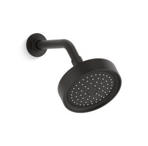 Purist® 2.5 gpm single-function wall-mount showerhead with Katalyst® air-induction technology - K-965-AK-BL