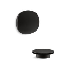 Pure Flo Rotary-turn bath drain trim - K-T37391-BL