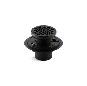 Clearflo Round design tile-in shower drain - K-9135-BL