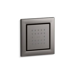 WaterTile® Square 22-nozzle body spray with stimulating spray - K-8003-TT