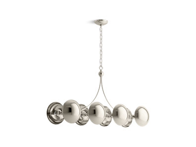 Vorleigh® Eight-light linear chandelier - K-27949-CH08-SNL