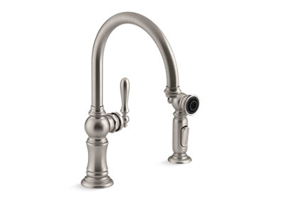 Artifacts® Single-handle kitchen sink faucet with two-function sprayhead - K-99262-VS