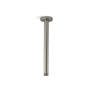 Statement 12" ceiling-mount single-function rainhead arm and flange - K-26321-BN