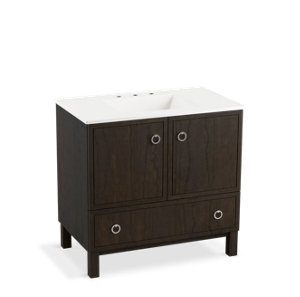 Jacquard® 36" bathroom vanity cabinet - K-99506-LG-1WC