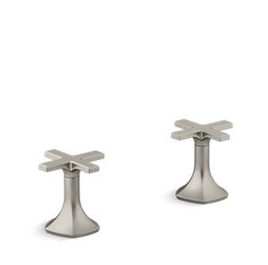 Occasion Deck-mount cross bath faucet handles - K-27018-3-BN