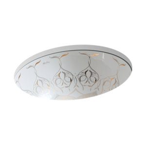 Caravan® Persia Caxton® Oval Undermount bathroom sink - K-14218-SR2-0
