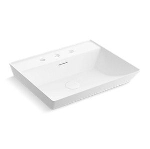 Brazn Rectangle Vessel bathroom sink - K-21059-8-0