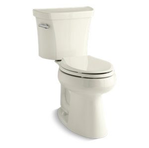 Highline® Comfort Height® Two-piece elongated 1.28 gpf chair height toilet with 10" rough-in - K-3889-96