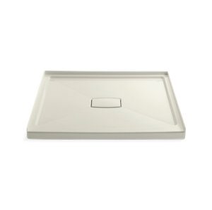 Archer® 48" x 48" single threshold center drain shower base with removable cover - K-9394-96