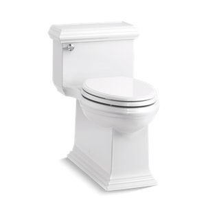 Memoirs® Classic One-piece compact elongated toilet with skirted trapway, 1.28 gpf - K-6424-0