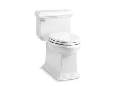 Memoirs® Classic One-piece compact elongated toilet with skirted trapway, 1.28 gpf - K-6424-0