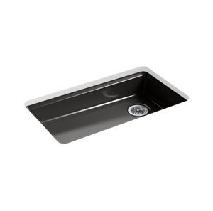 Riverby® 33" undermount single-bowl kitchen sink - K-8689-5U-7