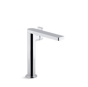 Composed® Tall single-handle bathroom sink faucet with lever handle, 1.2 gpm - K-73168-4-CP
