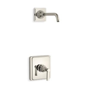 Pinstripe® Pure Rite-Temp® shower trim set with lever handle, less showerhead - K-TLS13134-4A-SN