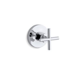 Purist® MasterShower® transfer valve trim with cross handle - K-T14491-3-CP