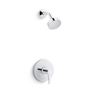 Pitch® Rite-Temp® shower trim with 1.75 gpm showerhead - K-TS97077-4G-CP