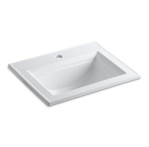 Memoirs® Stately Drop-in bathroom sink with single faucet hole - K-2337-1-0