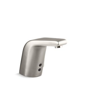 Sculpted Touchless faucet with Insight technology and temperature mixer, DC-powered - K-13460-VS