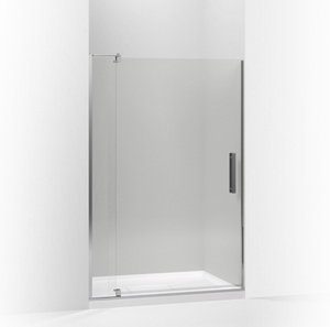 Revel® 70" H pivot shower door with 5/16" - thick glass - K-707551-L-SHP