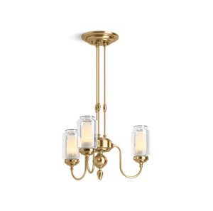 Artifacts® Three-light chandelier - K-22657-CH03-BGL