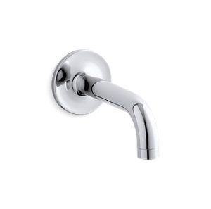 Purist® Wall-mount non-diverter bath spout, 90-degrees - K-14427-CP