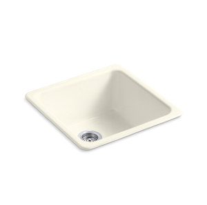 Iron/Tones® 20-7/8" x 20-7/8" x 10" top-mount/undermount single-bowl kitchen sink - K-6587-96