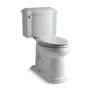 DevonshireÆ Two-piece elongated toilet, 1.28 gpf - K-3837-95