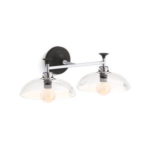Tone 20" two-light sconce - K-31769-SC02-CBL