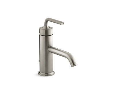 Purist® Single-handle bathroom sink faucet with straight lever handle, 1.2 gpm - K-14402-4A-BN