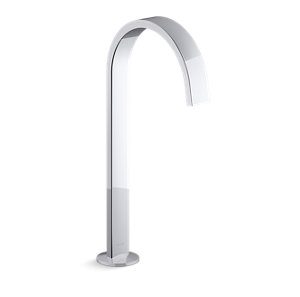 Components® Bathroom sink spout with Ribbon design, 1.2 gpm - K-77966-CP