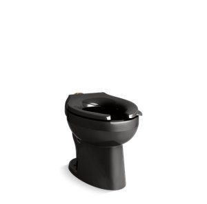Wellcomme Ultra Floor-mount top spud flushometer bowl with bedpan lugs - K-96053-L-7