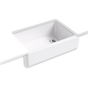 Whitehaven® 32-3/4" undermount single-bowl farmhouse kitchen sink - K-5827-0