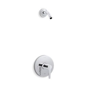 Pitch® Rite-Temp® shower trim set, less showerhead - K-TLS97077-4-CP